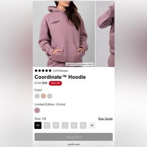 Comfrt Women's Hoodie SOLD OUT ONLINE